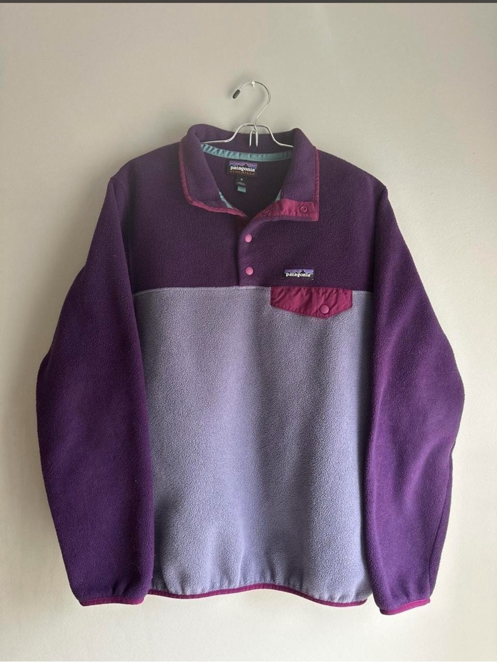 Patagonia Men’s Vintage Two-Tone Synchilla Fleece Pullover